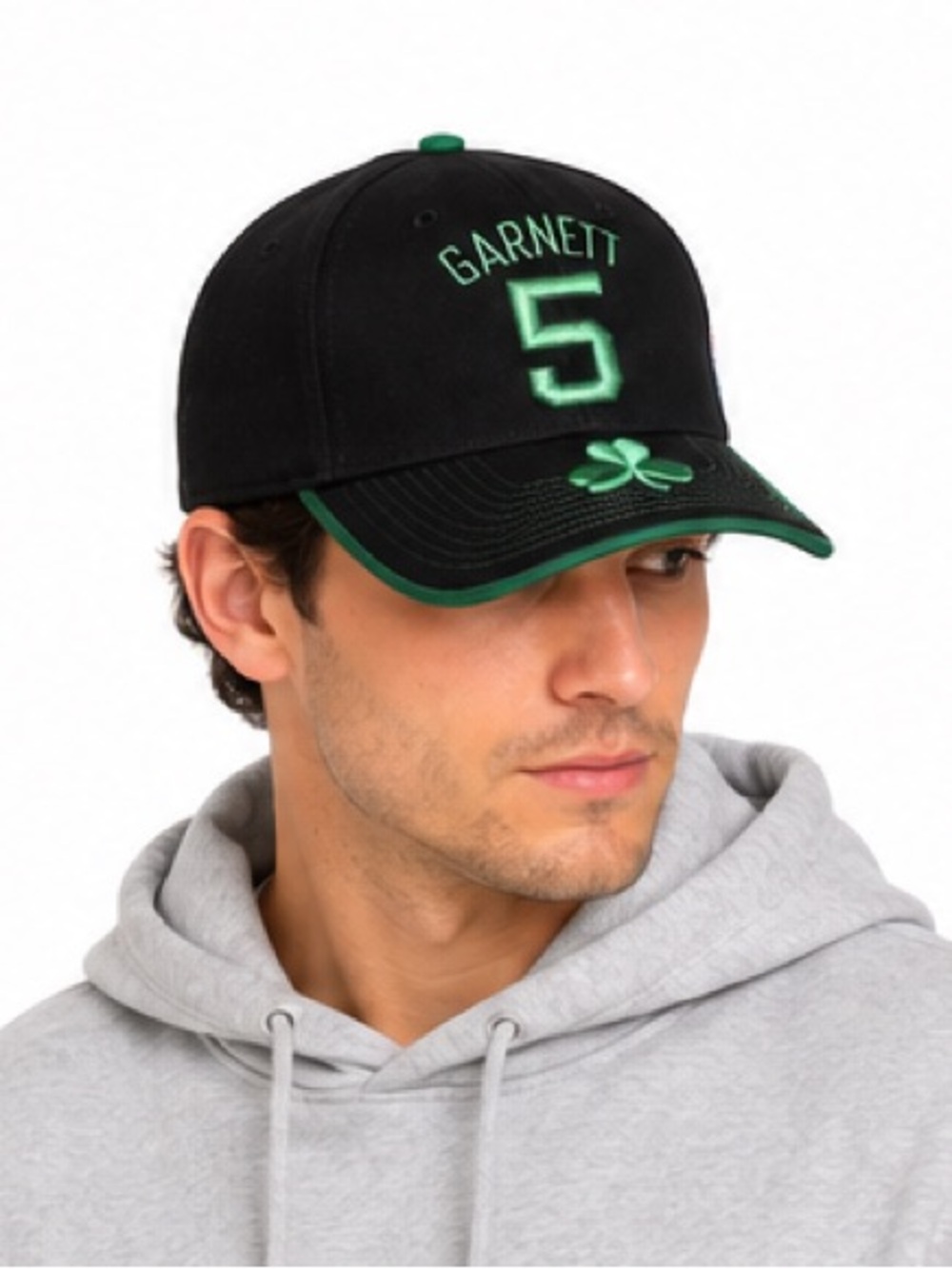 Boston Celtics Kevin Garnett #5 Twins NBA Shamrock Adjustable Hat Cap